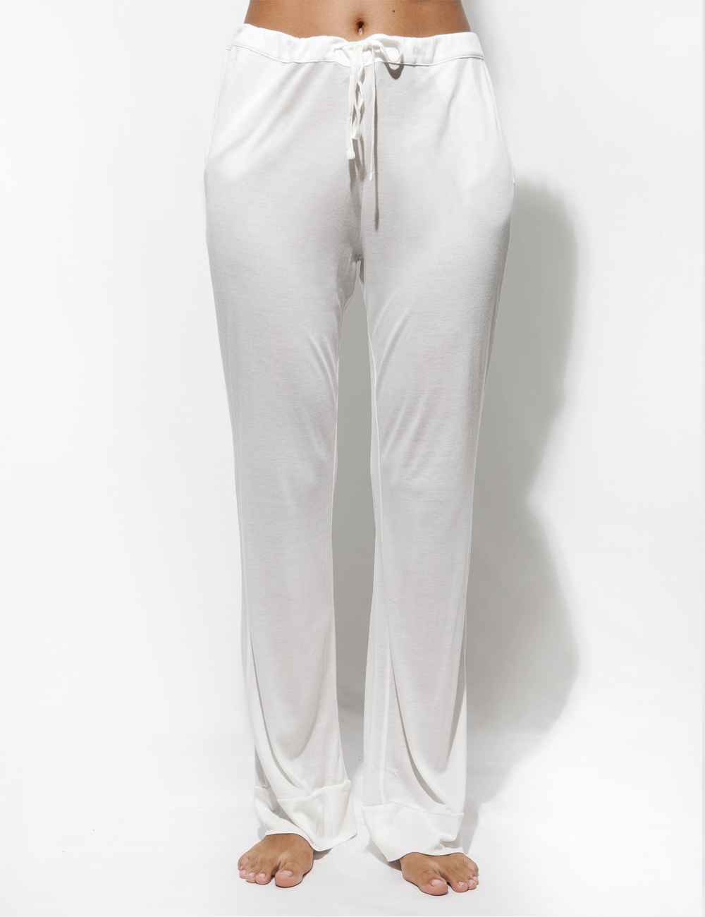 DRAWSTRING PANTS - MILK