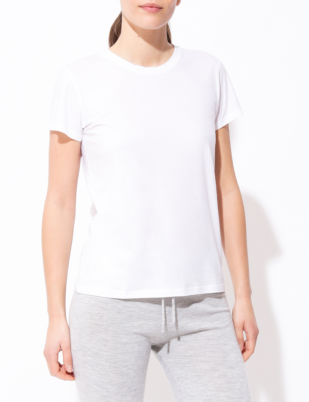 ROUND NECK SHORT SLEEVES - SUPIMA COTTON