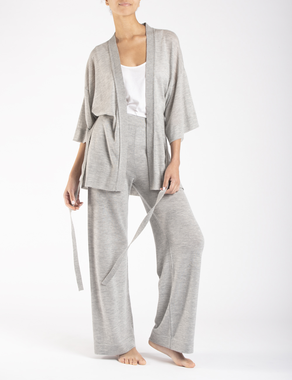 CASHMERE PALAZZO PANTS