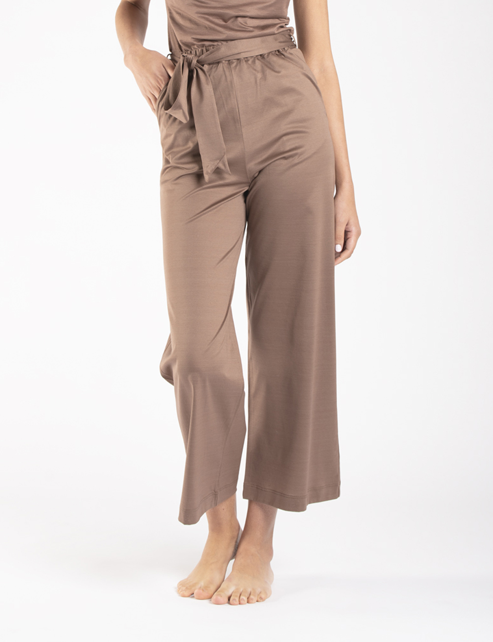 ANKLE PANTS - MERCERIZED EGYPTIAN COTTON