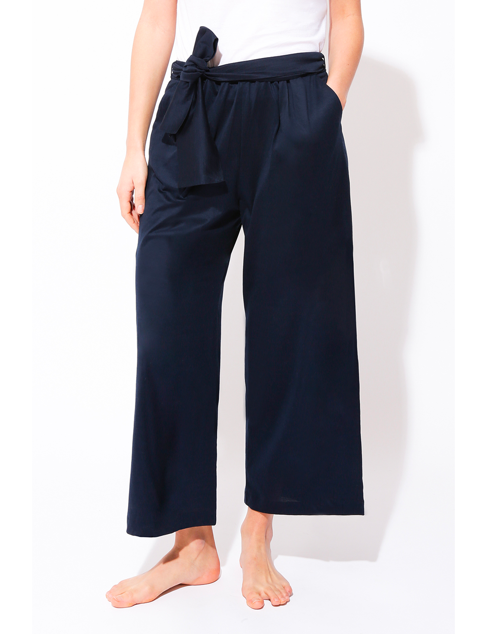ANKLE PANTS - MERCERIZED EGYPTIAN COTTON