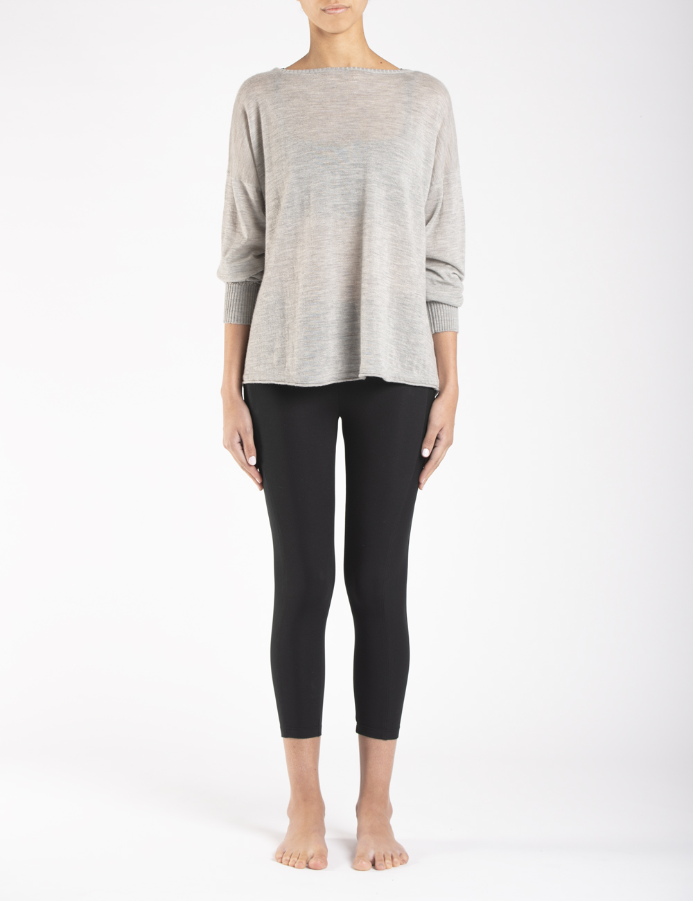 ROLLED HEM PULLOVER