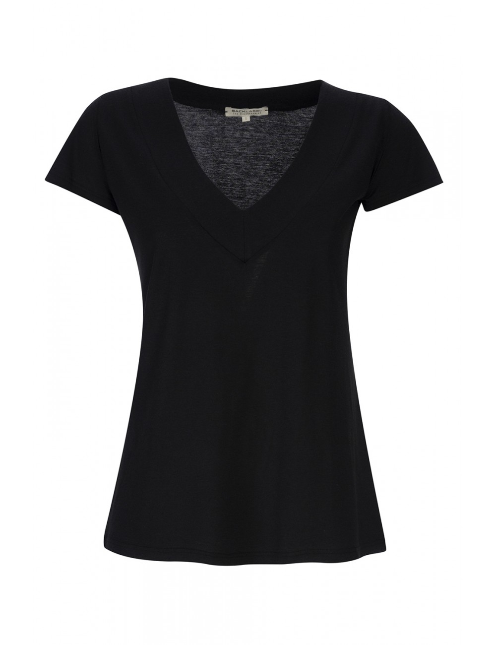 T-SHIRT V-NECK SHORT SLEEVES - SEAWEED