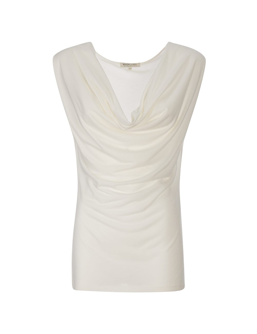 DRAPED TOP - MILK